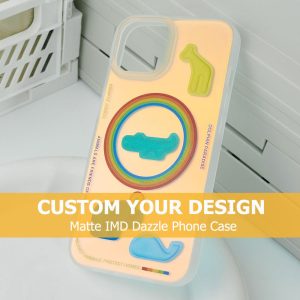 Custom Design Matte IMD Dazzle MagSafe Phone Case for iPhone 13 14 15 16 Pro Max