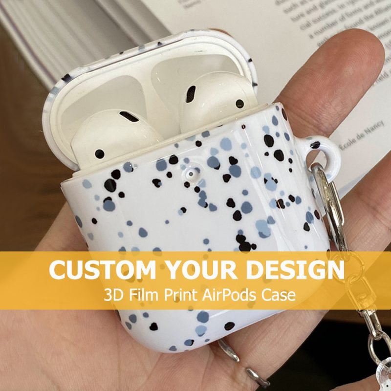 Custom Design 3D Film Print Case for AirPods 1 2 3 pro