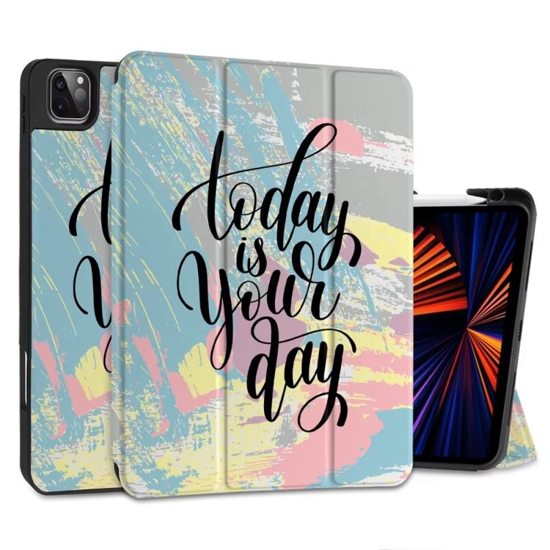 Custom Design Full Printed Flip PU Tablet Cover for iPad Air/Pro/Mini - Image 7