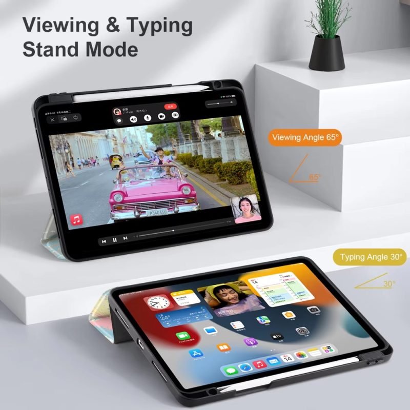 Custom Design Full Printed Flip PU Tablet Cover for iPad Air/Pro/Mini - Image 6