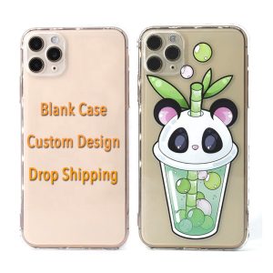 Custom Design 1.5mm Transparent TPU Soft Mobile Cover Uv Print Clear Phone Case For iPhone
