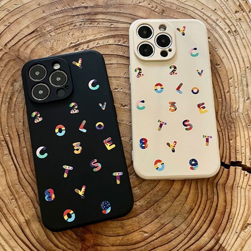 Custom Design Fabric Inside Liquid Silicone TPU Case for iPhone 11 12 13 14 15 16 Pro Max - Image 2
