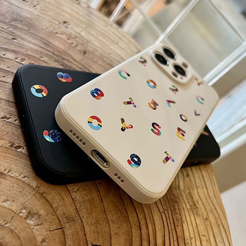 Custom Design Fabric Inside Liquid Silicone TPU Case for iPhone 11 12 13 14 15 16 Pro Max - Image 4