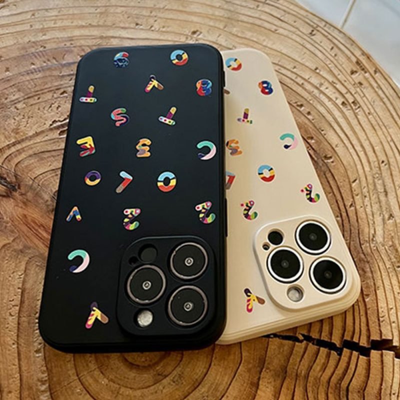 Custom Design Fabric Inside Liquid Silicone TPU Case for iPhone 11 12 13 14 15 16 Pro Max - Image 3