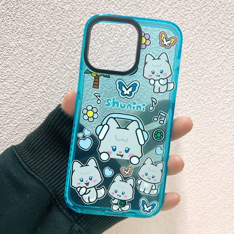 Custom Design Colorful TPU+TPE Shockproof Phone Case for iPhone 11 12 13 14 15 16 Pro Max - Image 2