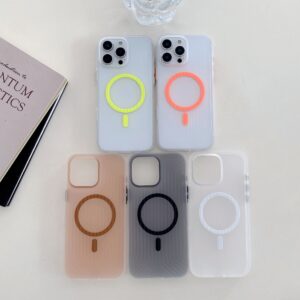 Luminous MagSafe iPhone 16 15 14 Pro Max Clear Phone Case Wholesale