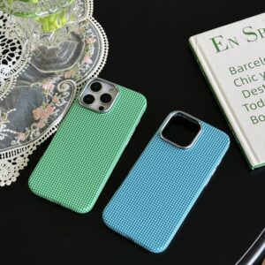 Fashion Grid Design MagSafe iPhone 16 15 14 13 Pro Max Mobile Phone Case Wholesale