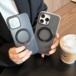 Cross Grain 360 Stand Magsafe Shockproof Phone Case for iPhone 16 15 Pro Max
