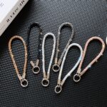 Luxury Crystal Short Bracelet Mobile Phone Lanyard Rhinestone Chain Wrist Strap Keychain accessories