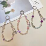 Crystal Fox Mobile Phone Lanyard High-end Rhinestone Wrist Pendant Hanging Chain