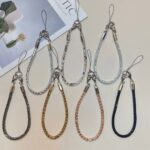 0.7 Crystal Strip Bracelet Mobile Phone Lanyard Rhinestone Hanging Chain Wrist Strap