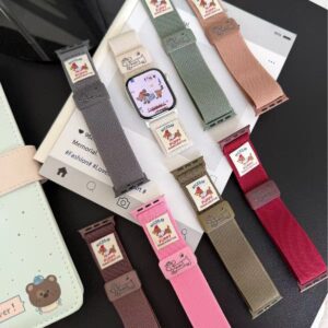 Fashion Cartoon Puppy Dog Design Strap for Huawei, for Xiaomi for iWatch 1/2/3/4/5/6/7/8/9/10 Ultra 1/2 Wathch Band