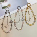 Asteroid Tassel Crystal Mobile Phone Lanyard High-end Rhinestone Wrist Pendant Hanging Chain