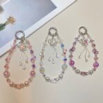 Butterfly Crystal Tassel Mobile Phone Lanyard High-end Rhinestone Diamond Wrist Pendant Hanging Chain