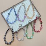 Diamond Bow Mobile Phone Lanyard High-end Rhinestone Wrist Pendant Hanging Chain