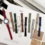 Colorful Leather Veneer Silicone Strap for Huawei, for Xiaomi for iWatch 1/2/3/4/5/6/7/8/9/10 Ultra 1/2 Wathch Band