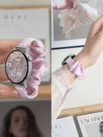 Fashion Elastic Hair Rope Wrist Band Strap for Huawei, for Xiaomi for iWatch 1/2/3/4/5/6/7/8/9/10 Ultra 1/2 Wathch Band