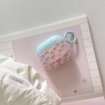 Ins Blue Pink Bowknot IMD Cover for AirPods 1/2 3 4 Pro 1/2 Earphone Case Accessory
