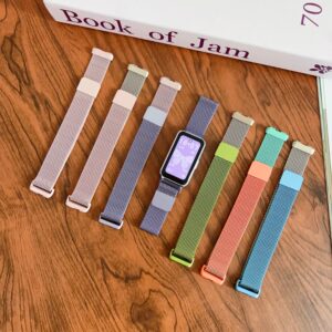 Graduated Color Magnetic Buckle Steel Strap Wrist Band for iWatch 1/2/3/4/5/6/7/8/9/10 Ultra 1/2 Wathch Band